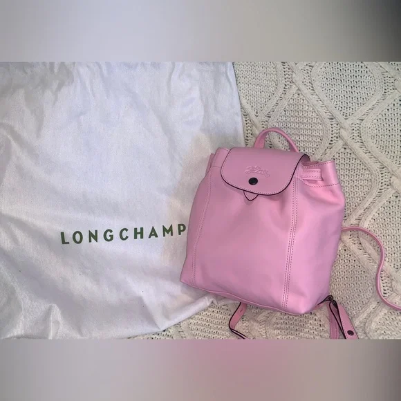 Longchamp | Bags | Longchamp Pink Le Pilagecuir Backpack  display picture 1